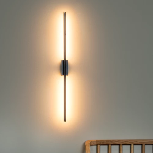Lucide MARNIK - Wandlamp - LED Dimb. - CCT - 1x13W 2700K/4000K - Handbewegingssensor - Zwart | Premium - sfeer 1